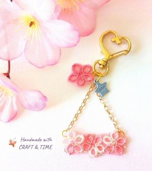 スプリング スペシャル ワークショップ 桜キーホルダー